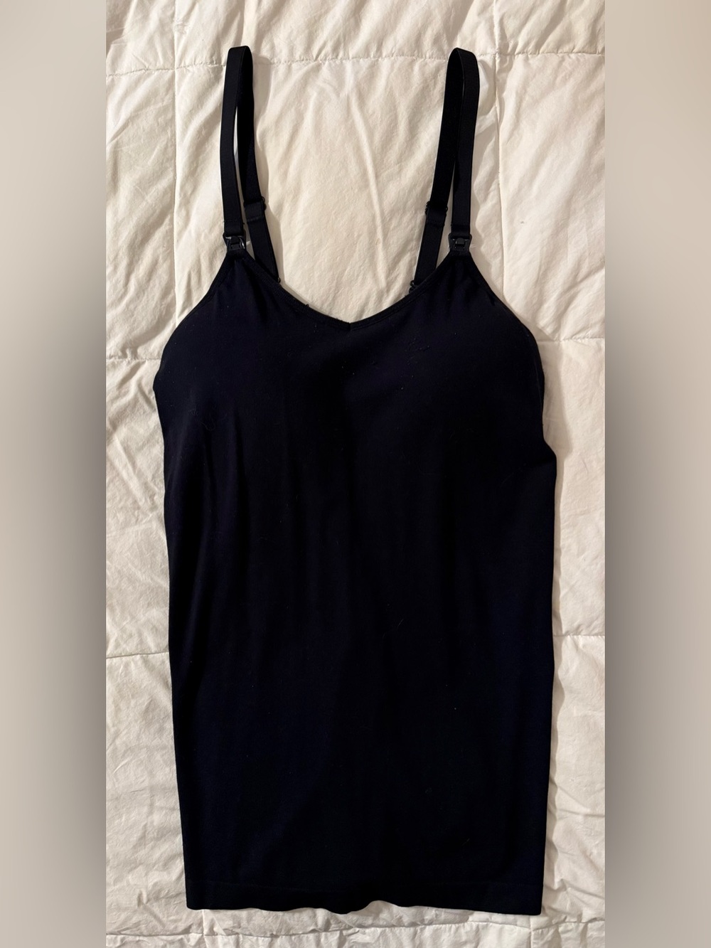 Auden Black Nursing Camisole with Adjustable Straps